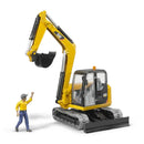 Bruder 2466 - CAT Mini Excavator With Worker 1:16