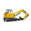 Bruder 2466 - CAT Mini Excavator With Worker 1:16