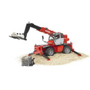 Bruder 2129 - Manitou Telescopic Forklift MRT 2150 With Accessories 1:16