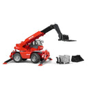 Bruder 2129 - Manitou Telescopic Forklift MRT 2150 With Accessories 1:16