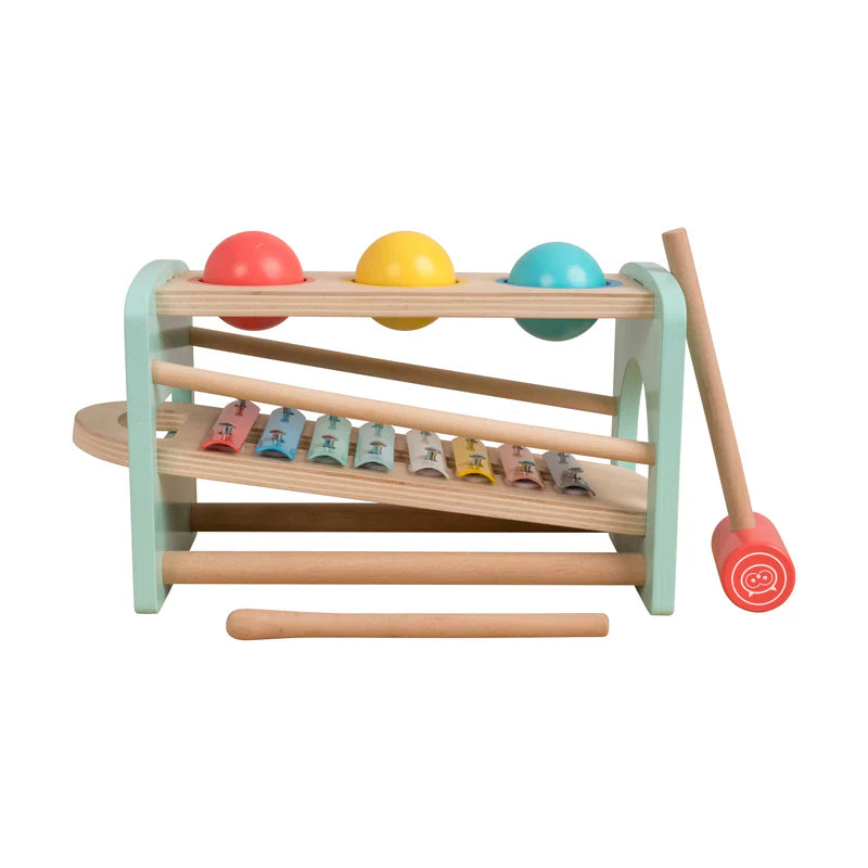 Owl & Fox Wooden Xylophone Bench - FSC® certified
