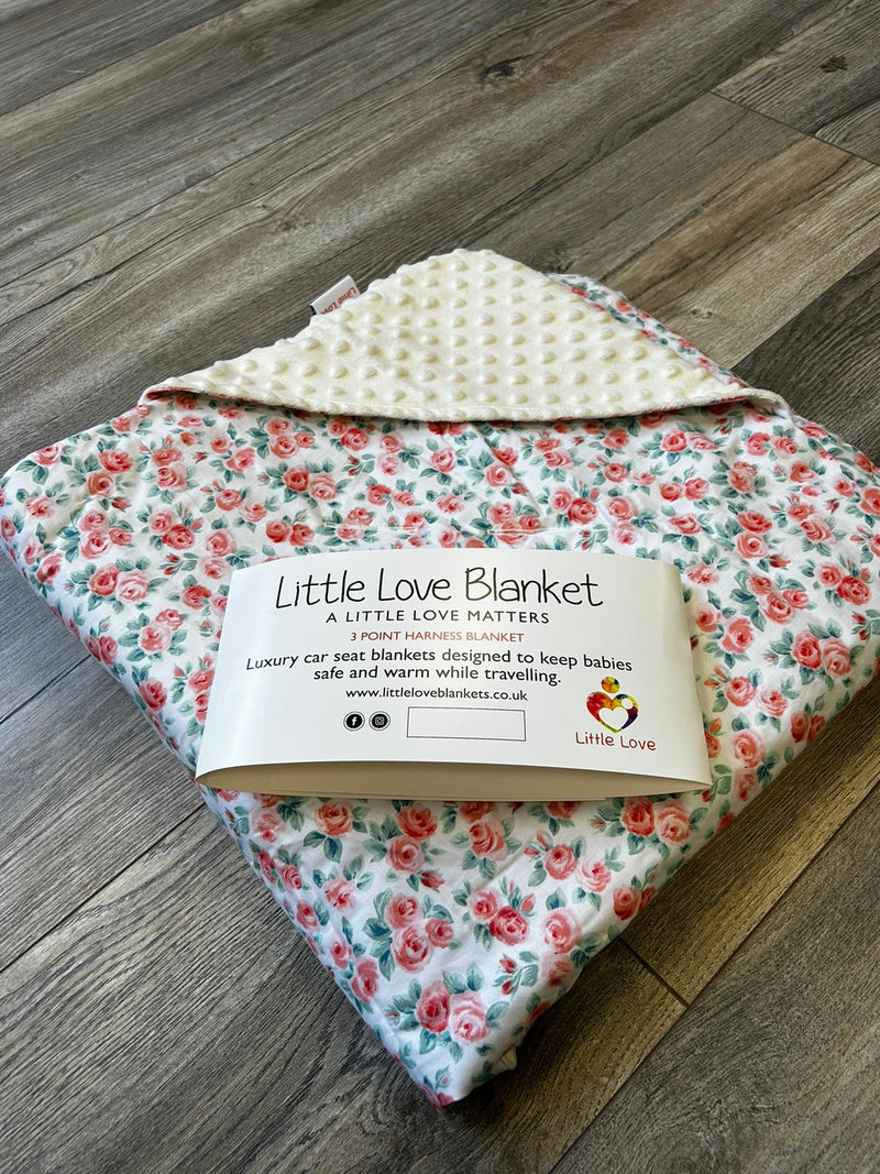 Little Love Blanket - 3 Point - Rose