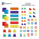 Connetix Magnetic Tiles Rainbow (102 Piece)