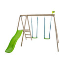 TP Toys: Forest Multiplay Double Wooden Swing Set & Slide - FSC® certified