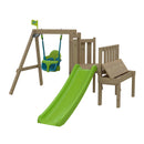 TP Toys: Forest Toddler Wooden Quadpod Swing Set & Slide - FSC® certified