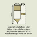 TP Toys: Pirate Galleon Wooden Playhouse - FSC® certified