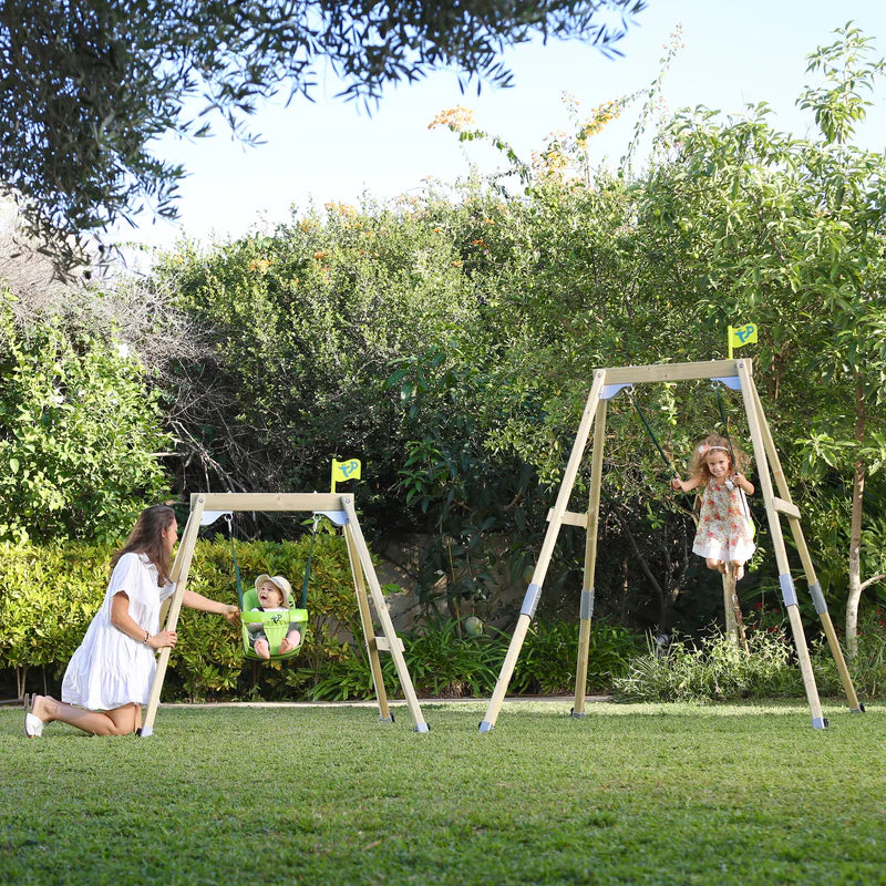 TP Forest Acorn Growable Wooden Swing Set Complete - FSC® certified