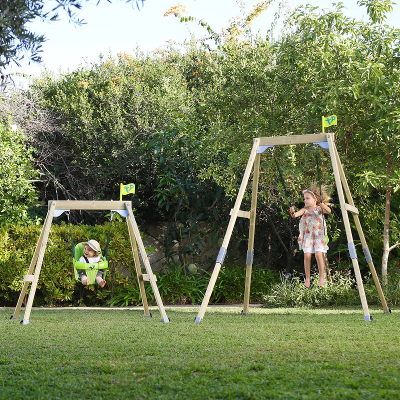 TP Forest Acorn Growable Wooden Swing Set Complete - FSC® certified