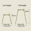 TP Toys: Forest Acorn Growable Wooden Swing Set Complete - FSC® certified