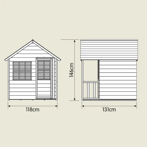TP Forest Cabin Wooden Playhouse - FSC® certified