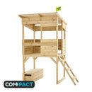 TP Toys: Treetops Wooden Tower Playhouse with Toy Box - FSC® certified