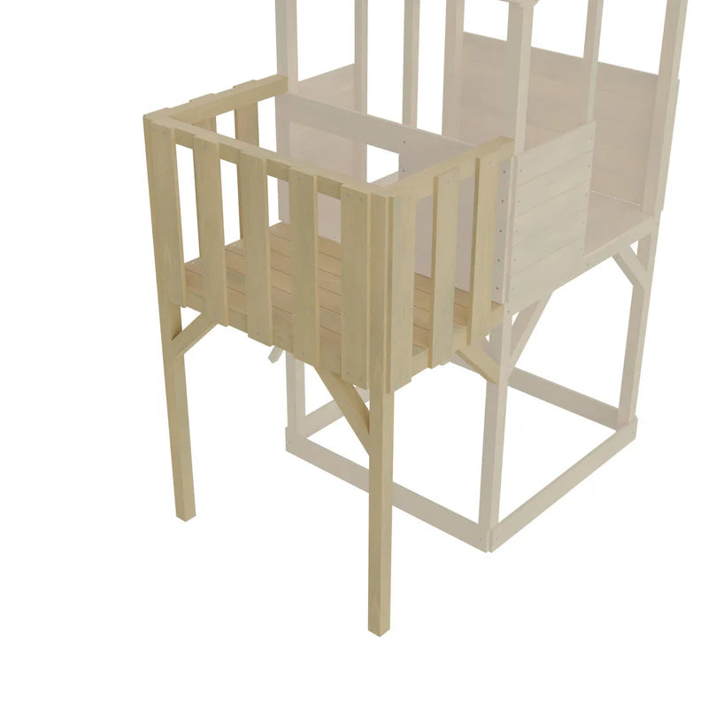 TP Toys: Treehouse Wooden Play Tower Wooden Balcony - FSC® certified
