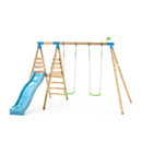 TP Toys: Knightswood Double Wooden Swing & Slide Set - FSC® certified