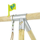 TP Toys: Knightswood Wooden Double & Deck Swing Frame with Extension - FSC® certified