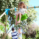 TP Toys: Knightswood Triple Wooden Swing Set With Glide Ride And Button Seat - FSC® certified