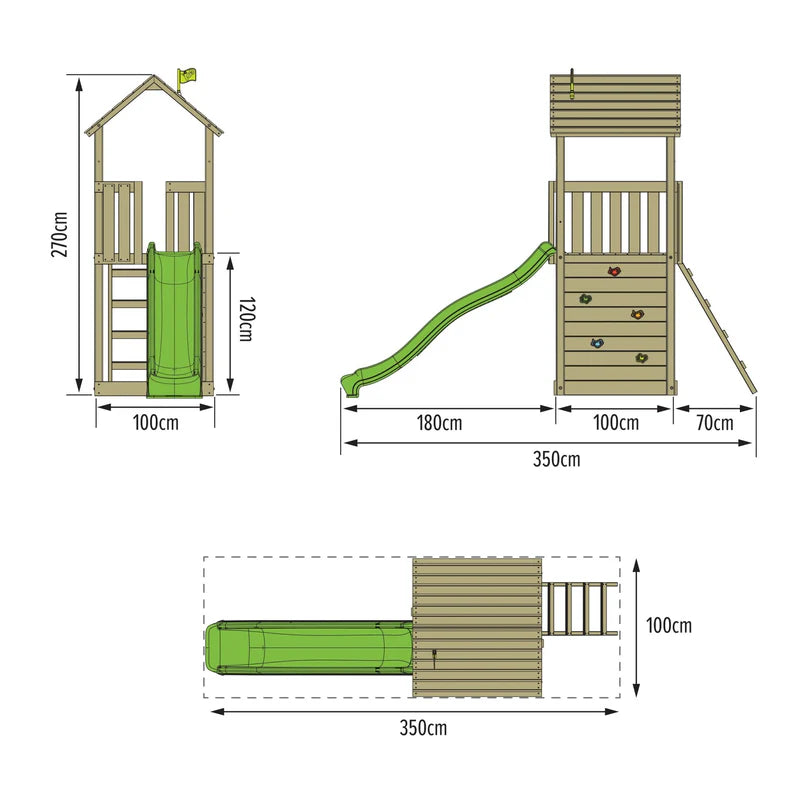 TP Toys: Skywood Wooden Play Tower - FSC® certified