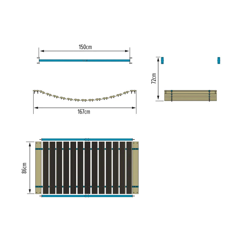 TP Toys: Skywood Wooden Sky Bridge - FSC® certified