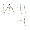 TP Toys: Skywood Wooden Single Swing Arm - FSC® certified
