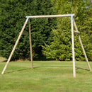 TP Toys: Knightswood Double Wooden Swing Frame - FSC® certified