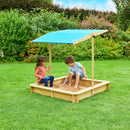 TP Toys: Wooden Sandpit with Sun Canopy - FSC® certified