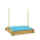 TP Toys: Wooden Sandpit with Sun Canopy - FSC® certified