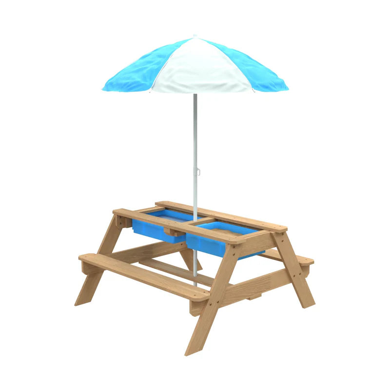 TP Toys: Wooden Picnic Table with Parasol - FSC® certified