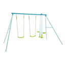 TP Toys: Triple Metal Swing Set with Glider Swing Seat