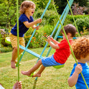 TP Toys: Triple Metal Swing Set with Glider Swing Seat