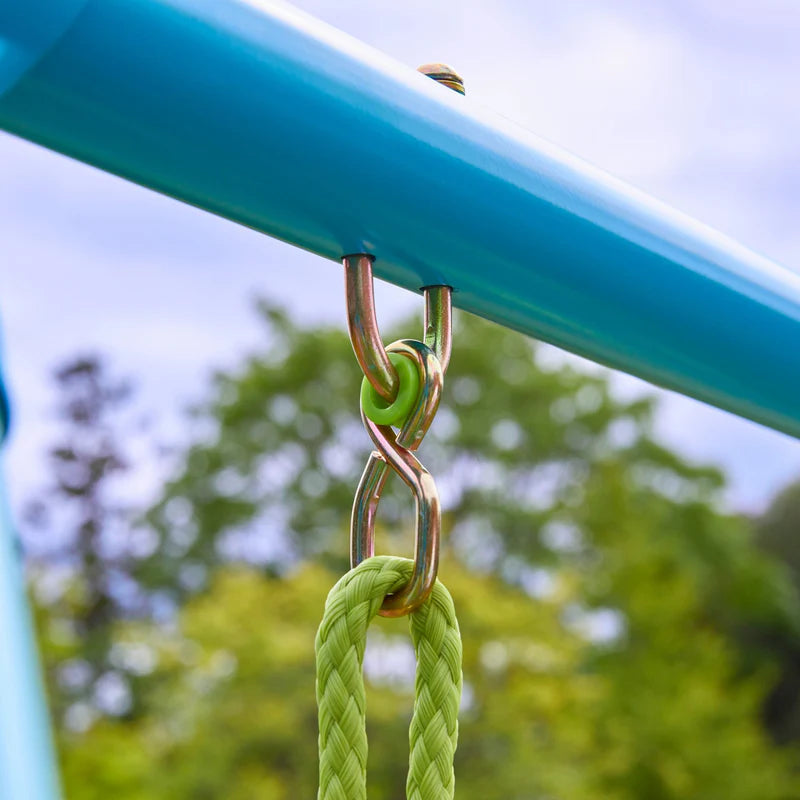 TP Toys: Triple Metal Swing Set with Glider Swing Seat