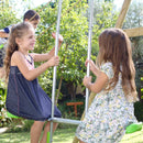 TP Toys: Knightswood Triple Wooden Swing & 8ft Slide Set - FSC® certified