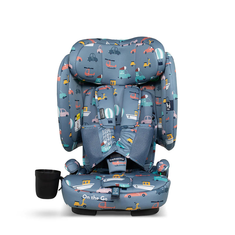 Cosatto - On The Go i-Size Travel Car Seat Itchy Feet Sky