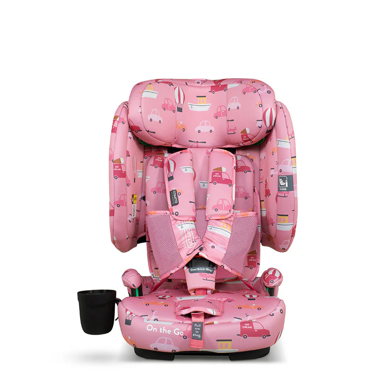 Cosatto - On The Go i-Size Travel Car Seat Itchy Feet Rosy
