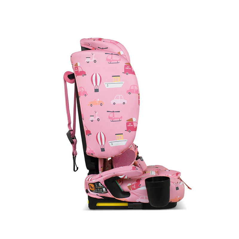 Cosatto - On The Go i-Size Travel Car Seat Itchy Feet Rosy