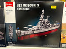 Sluban ModelBricks USS Missouri S Battleship 1:350 Scale (M38-B1291)