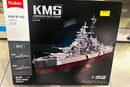Sluban ModelBricks KMS Bismarck Battleship 1:350 Scale (M38-B1102)
