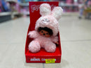 Monchhichi Animal Collection – Pink Bunny