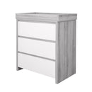 Tutti Bambini Modena 3 Piece Nursery Set (White & Ash)