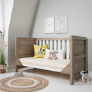 Tutti Bambini Modena 3 in 1 Cot Bed (White/Oak)