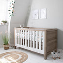 Tutti Bambini Modena 3 in 1 Cot Bed (White/Oak)