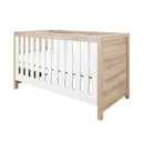 Tutti Bambini Modena 3 in 1 Cot Bed (White/Oak)