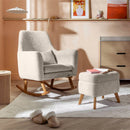 Tutti Bambini Oscar Luxe Rocking Chair & Footstool (Teddy Sage)