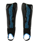 Precision Origin.0 Shin & Ankle Guards (Black & Cyan)