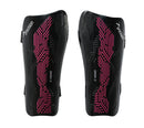 Precision Origin.0 Strap Shin Guards (Black & Pink)