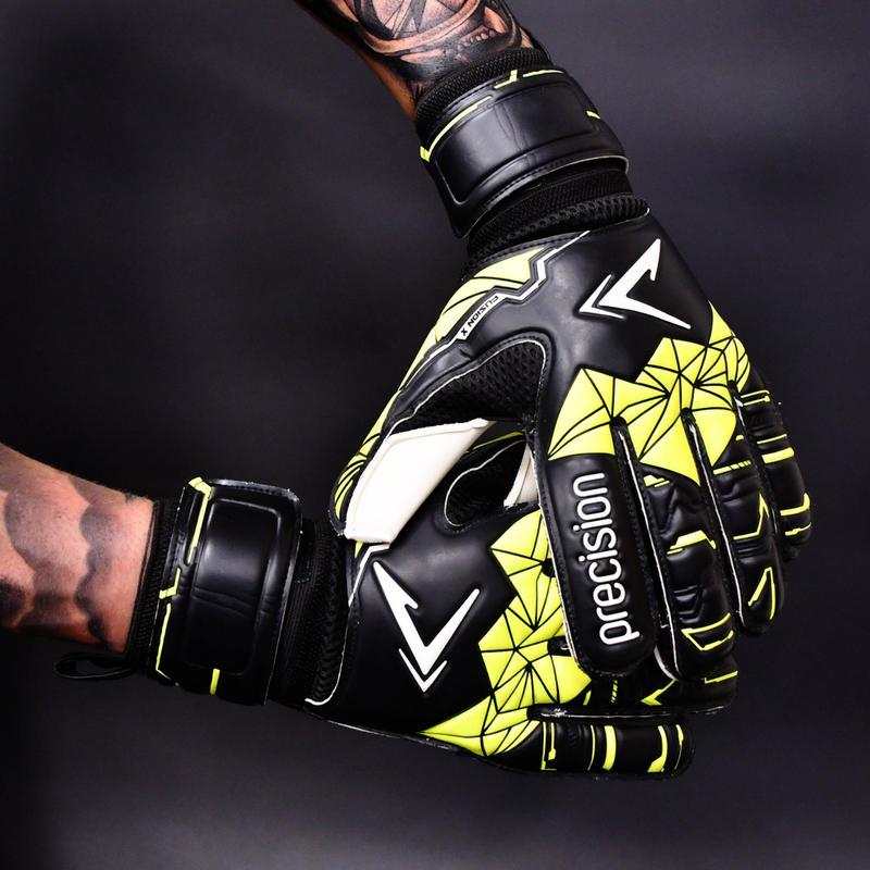 Precision Fusion X Flat Cut Finger Protect Goalkeeper Gloves
