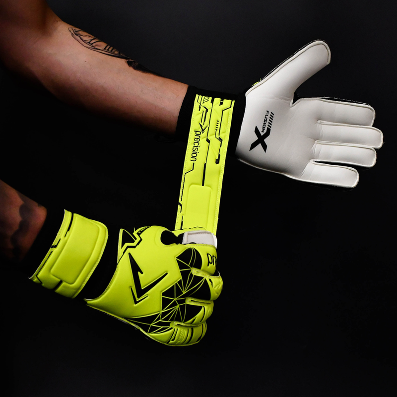 Precision Fusion X Flat Cut Goalkeeper Gloves