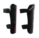 Precision Origin.0 Strap Shin Guards (Black & Pink)
