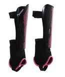 Precision Origin.0 Shin & Ankle Guards (Black & Pink)