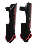 Precision Origin.0 Shin & Ankle Guards (Black & Red)