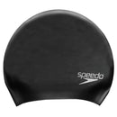 Speedo Long Hair Silicone Swim Cap (Black)
