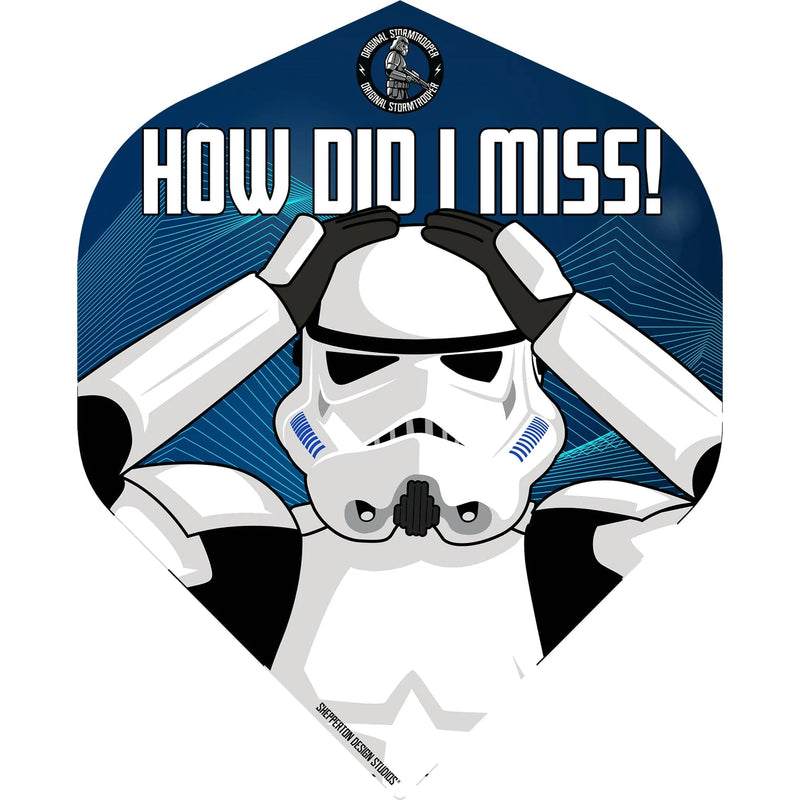 Stormtrooper How Did I Miss! Darts Flights